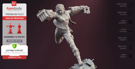 vi arkan 3d Drucken Figur Versammlung verhexen lol Liga of Legenden 3d print model - Mito3D