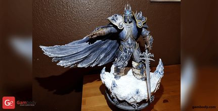 wrath lich king 3d printing figurine assembly villain, badass, arthas, lich king, frostmourne, warcraft, wow, world of warcraft, mmorpg, lord of terror, wrath of the lich king, lich king figure, lich king miniature, lich king model, 3d printing stl files, model for 3d printing, horror