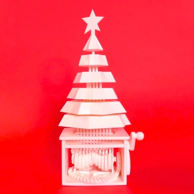 christmas tree automata stl wonderful time a beerahem year of ok losing it i able to leave house in couple weeks me extra time- spend productively by 3d printing building decorations my download guarantee 3d print model - Mito3D