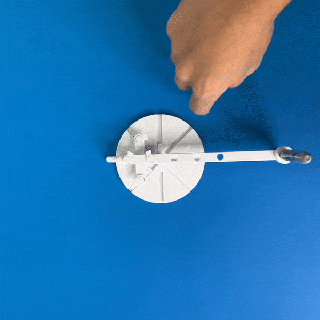 Ellipse Mechanismus völlig 3d gedruckt interessant Bewegung erstellen perfekt Ellipsen Ovale unglaublich befriedigend abspielen montiert Mauer cool zappelig kinetisch Skulptur 3d print model - Mito3D