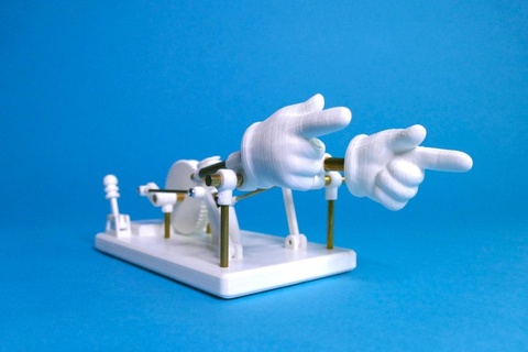 Finger gunz kombinieren 3d Drucken wunderschönen Messing Teile Stück begeistert grüßen beschissen Arbeit 3d print model - Mito3D