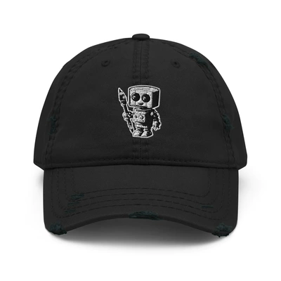 friendly robot job hat worry creating anyways 100 pre-shrunk cotton twill one size fits price includes free shipping product is as place an order it takes us a bit longer to deliver you making products on demand of in bulk helps reduce overproducti 3d print model - Mito3D