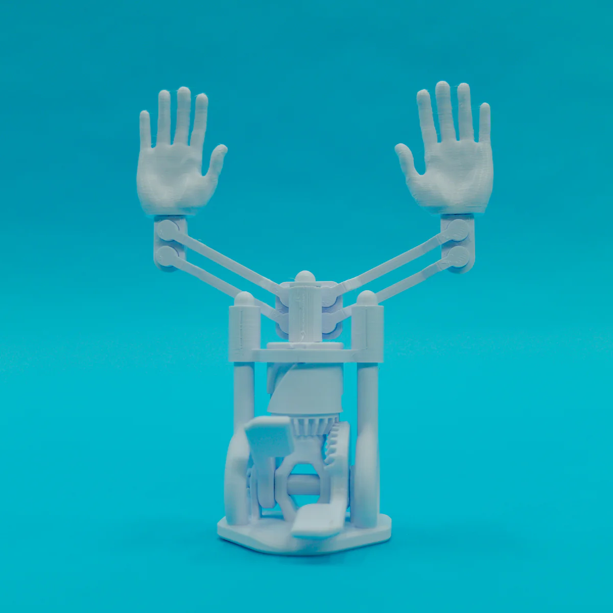 hands up 2 stl in air do it to told celebrate way right hit paddle raise roof power of mechanical engineering 3d printing celebration meaningful note th 3D print model - Mito3D