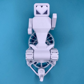 jivebot reunirse punto hora breaking it down baile piso encontrar juguetón constreñido bailando pared escritorio cuidado manivelas busto move robot 3d print model - Mito3D