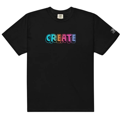 rainbow create colourful think do if re a thick structured tee s super soft breathable no men garment-dyed heavyweight t-shirt ticks boxes is of 100 ring-spun cotton regular style complement fit to 3d print model - Mito3D