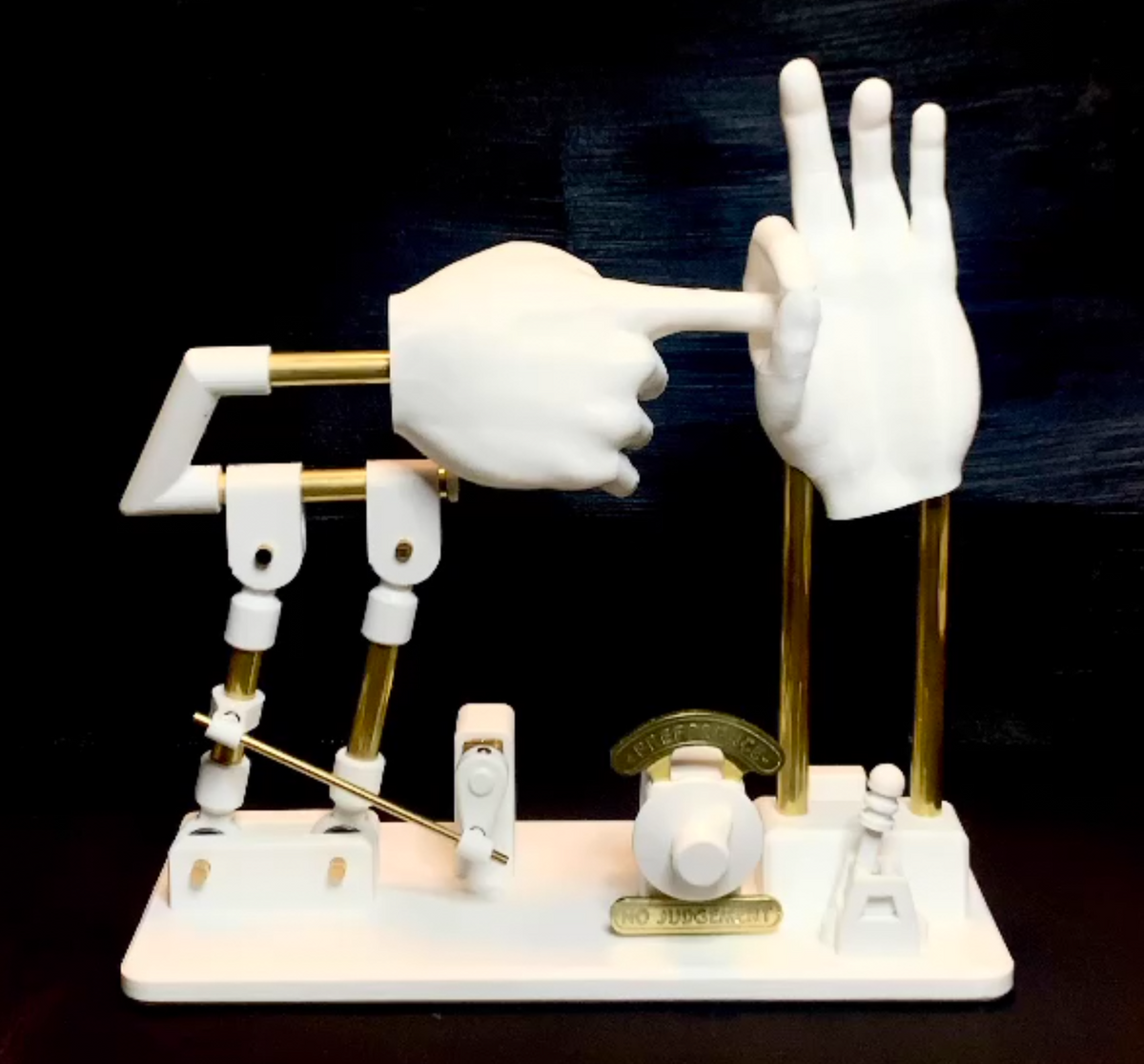 échelle scandaleux sculpture internets bureau Bureau lieux travail moderne bureaux art enfant glousser 3D print model - Mito3D