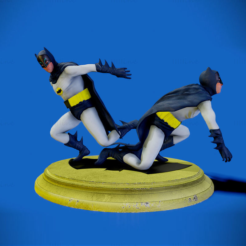 adam westen batman 1966 3d modell bereit to drucken stl drucken 3D print model - Mito3D