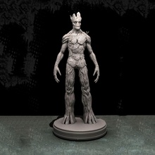 adult groot statues 3d model figure print gk groot-collection 3d print model - Mito3D