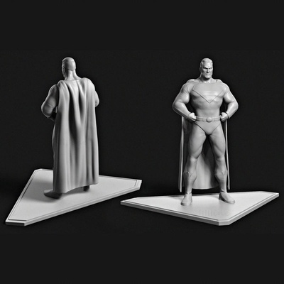 alex ross super homen brinquedo 3d impressão modelo obj 3d print model - Mito3D