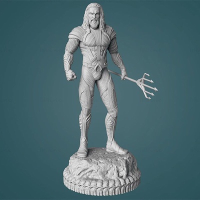 aquaman 3d impressão modelo stl 3d print model - Mito3D