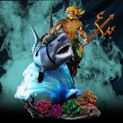 aquaman squalo 3d stampa modello stl 3d print model - Mito3D