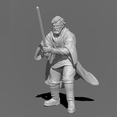 astral maestro estrella guerras miniaturas 3d impresión modelo stl 3d print model - Mito3D