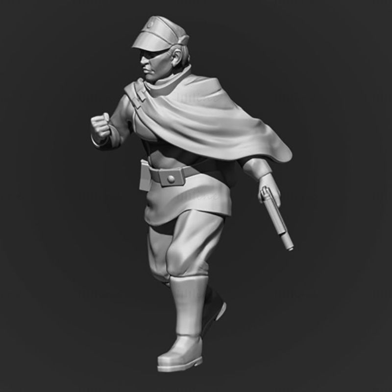 authority field commander 3d printing model stl 3D print model - Mito3D