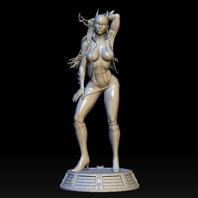 cattiva ragazza 3d stampa modello stl 3d print model - Mito3D