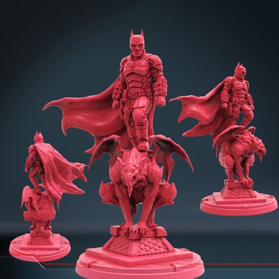 batman 3d model ready to print stl dark knight 3d print model - Mito3D