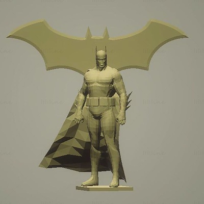 batman 3d model ready to print stl 3d print model - Mito3D