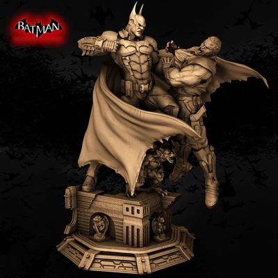 batman arkham knight 3d model ready to print stl printing 3d print model - Mito3D