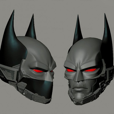 batman là casco 3d stampa modello stl 3d print model - Mito3D