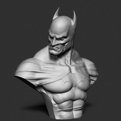 batman busto 3d impresión modelo obj 3d print model - Mito3D