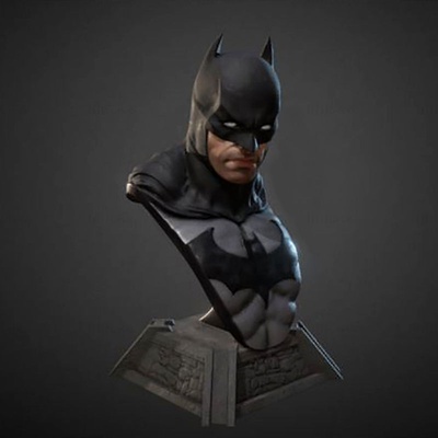 batman bust 3d printing model stl 3d print model - Mito3D