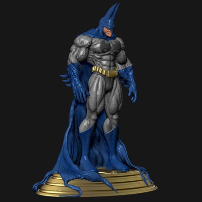 batman classico 3d modello pronto to stampa stl 3d print model - Mito3D