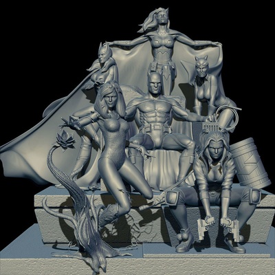 batman detective 3d printing model stl 3d print model - Mito3D