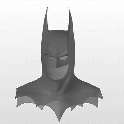 batman helmet 3d printing model stl 3d print model - Mito3D