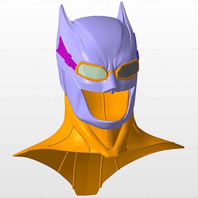 batman helmet 3d printing model stl 3d print model - Mito3D