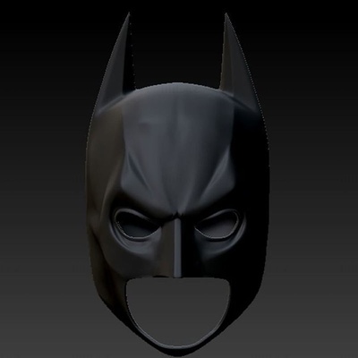 batman helmet 3d printing model stl 3d print model - Mito3D