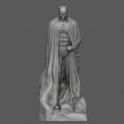 batman monumento estatua 3d modelo listo to impresión stl 3d print model - Mito3D