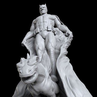 batman notte sorveglianza 3d stampa modello stl 3d print model - Mito3D