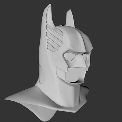 batman sonar cappuccio 3d stampa modello stl 3d print model - Mito3D