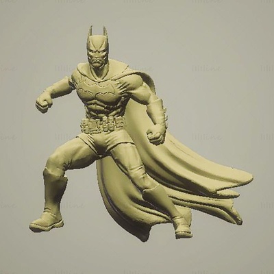 batman statue 3d modello pronto to stampa stl 3d print model - Mito3D