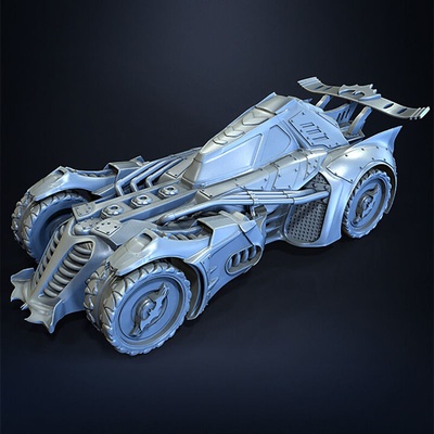 batmobile 3d printing model stl 3d print model - Mito3D