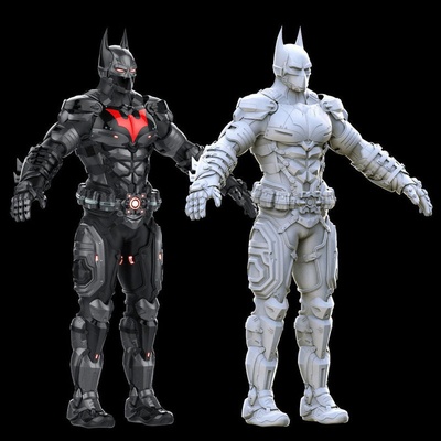 batsuit rüstung batman hinaus 3d drucken modell stl 3d print model - Mito3D