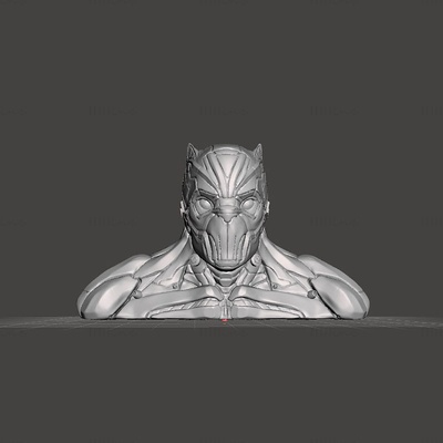 preto pantera t'challa fracasso 3d impressão modelo stl 3d print model - Mito3D