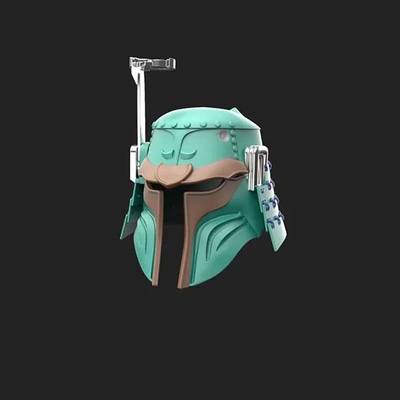 boba fett samurai casco 3d stampa modello stl 3d print model - Mito3D