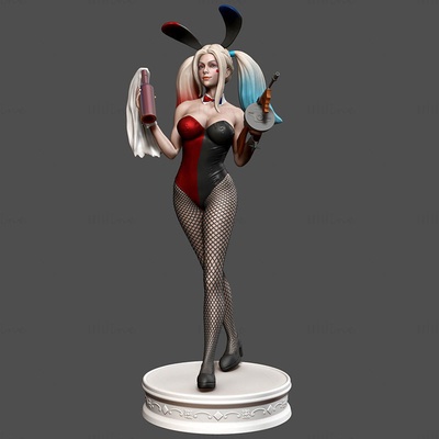 tavşan harley quinn 3d baskı model stl 3d print model - Mito3D