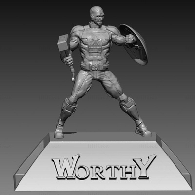 captain america statues 3d model ready to print superhero avengers endgame marvel evans chris cap comics art sculptures stl printing patreon figures infinity printable sculpting miniatures figurines hero ironman iron man thor stark captainamerica dc avenger hobby diy character body male spiderman hulk blackwidow hawkeye galaxy winter soldier batman classic games toys cartoon universe pintable engraved 3d print model - Mito3D