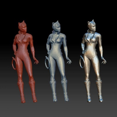 catwoman arkham 3d printing model stl 3d print model - Mito3D