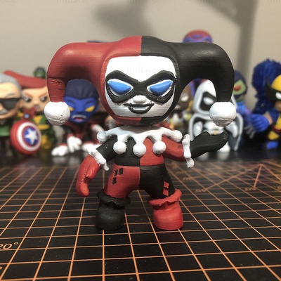 chibi harley quinn 3d baskı model stl 3d print model - Mito3D