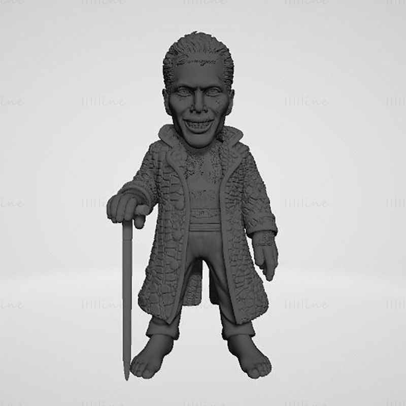 chibi joker 3d printing model 3D print model - Mito3D