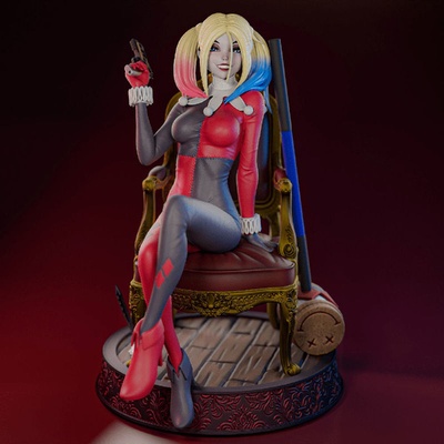 klasik harley quinn 3d baskı model stl 3d print model - Mito3D