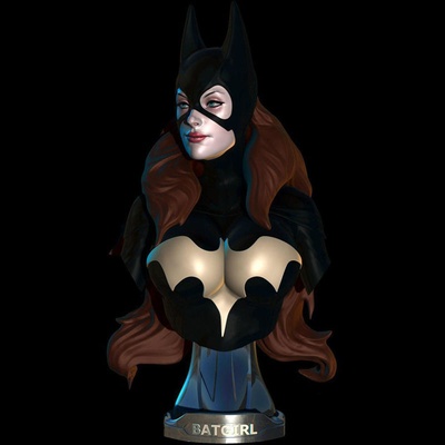 dc bati chica busto 3d impresión modelo obj 3d print model - Mito3D