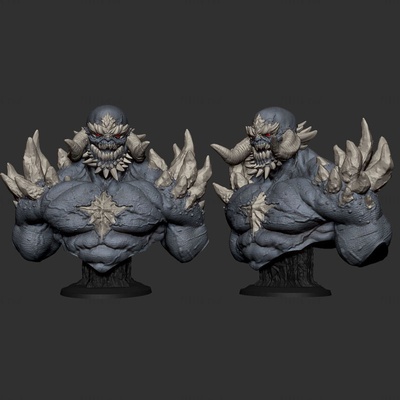 doomsday bust 3d printing model stl 3d print model - Mito3D