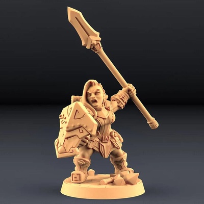 dwarven oathbreaker f 3d printing model stl 3d print model - Mito3D