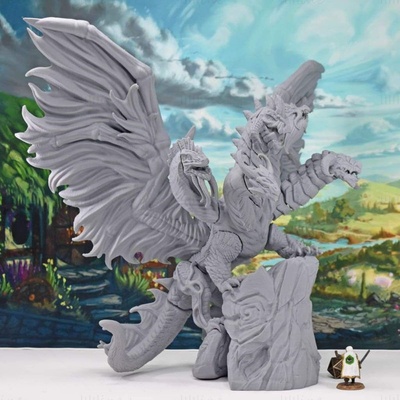 elementare regina drago 3d stampa modello stl 3d print model - Mito3D