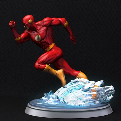 destello estatua 3d modelo listo to impresión dc superhéroe imprimible batman superhombre velocidad corriendo correr the flash helmet temporada 5 proteccion maravilla cómic justicia liga cosplay juegos juguetes víspera santos máscara súper héroe ciencia ficción hombre personaje flecha miniaturas figuritas rápido fi carreras diseño llllline fbx 3d print model - Mito3D