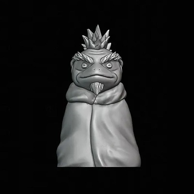 fukasaku naruto 3d model ready to print stl pa frog animal jiraya shippuden anime manga shima miniatures figurines game games toys 3d print model - Mito3D