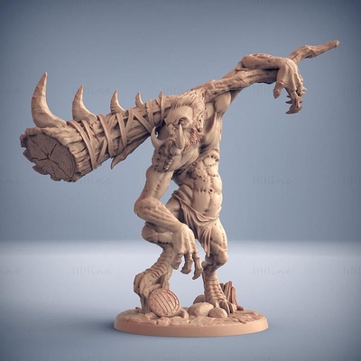 gunlutt troll 3d stampa modello stl 3d print model - Mito3D